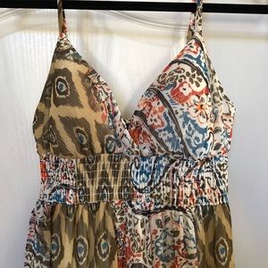 Boho Patterned Maxi Dress